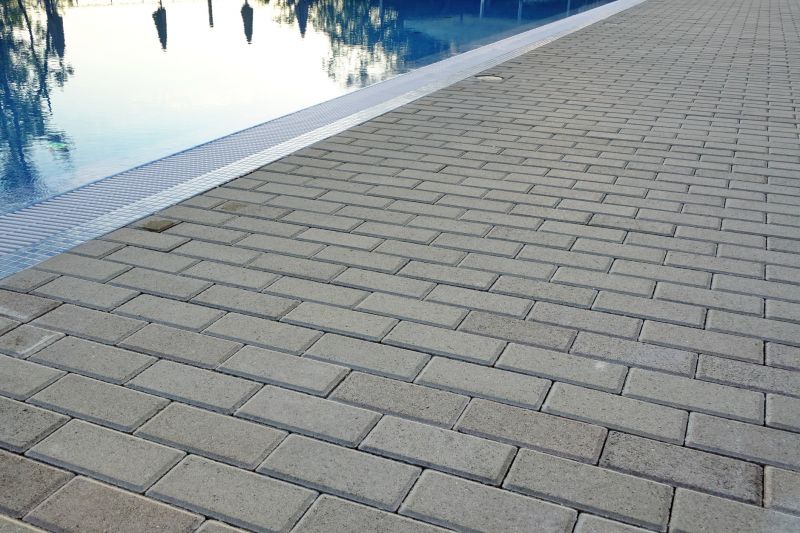 Elegant Paver Pool Deck